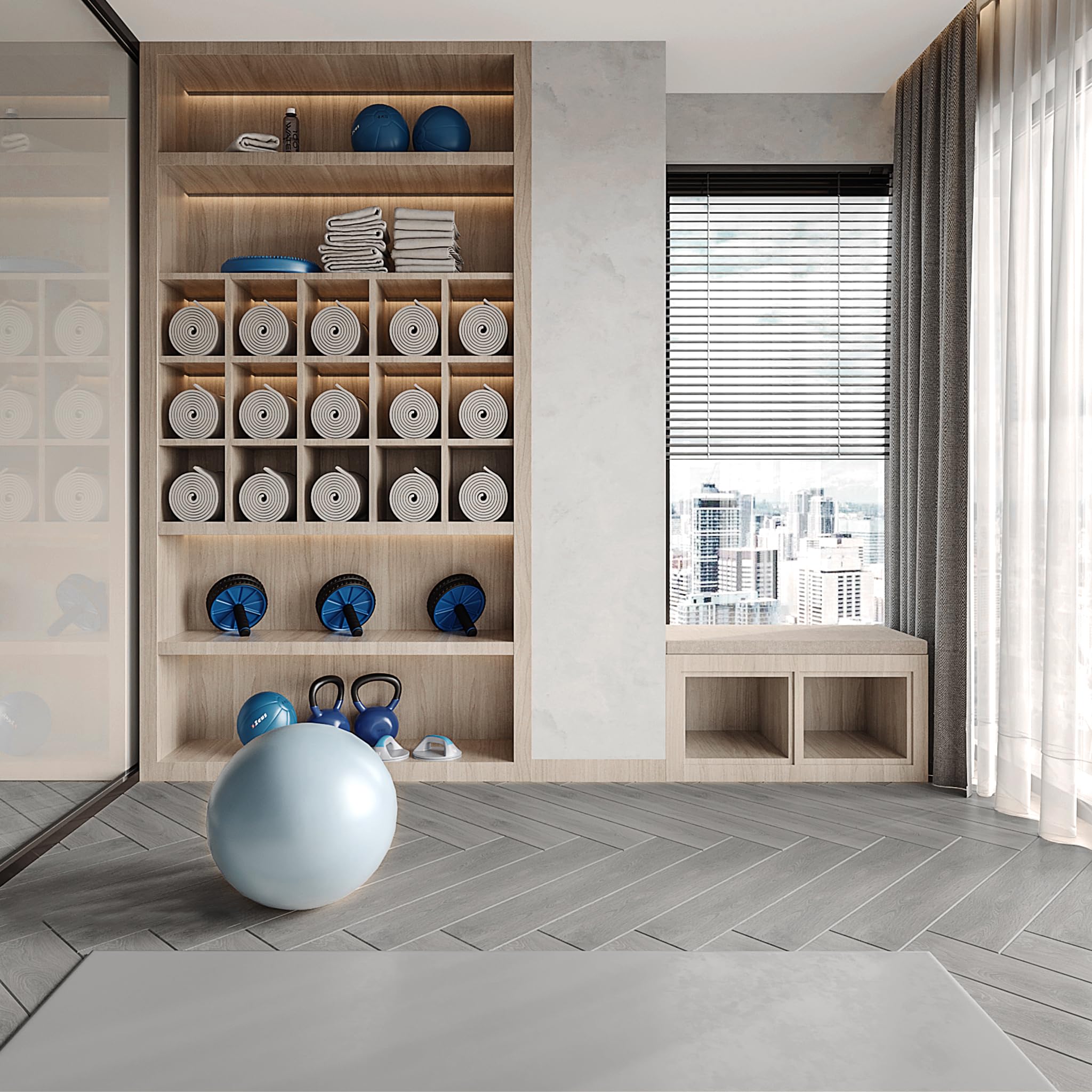 36 sztuk podłóg winylowych z PCW, 5 m², samoprzylepne płytki z efektem drewna, wodoodporne i nadają się do ogrzewania podłogowego, wymiary 91,44 cm x 15,24 cm x 2 mm, szare