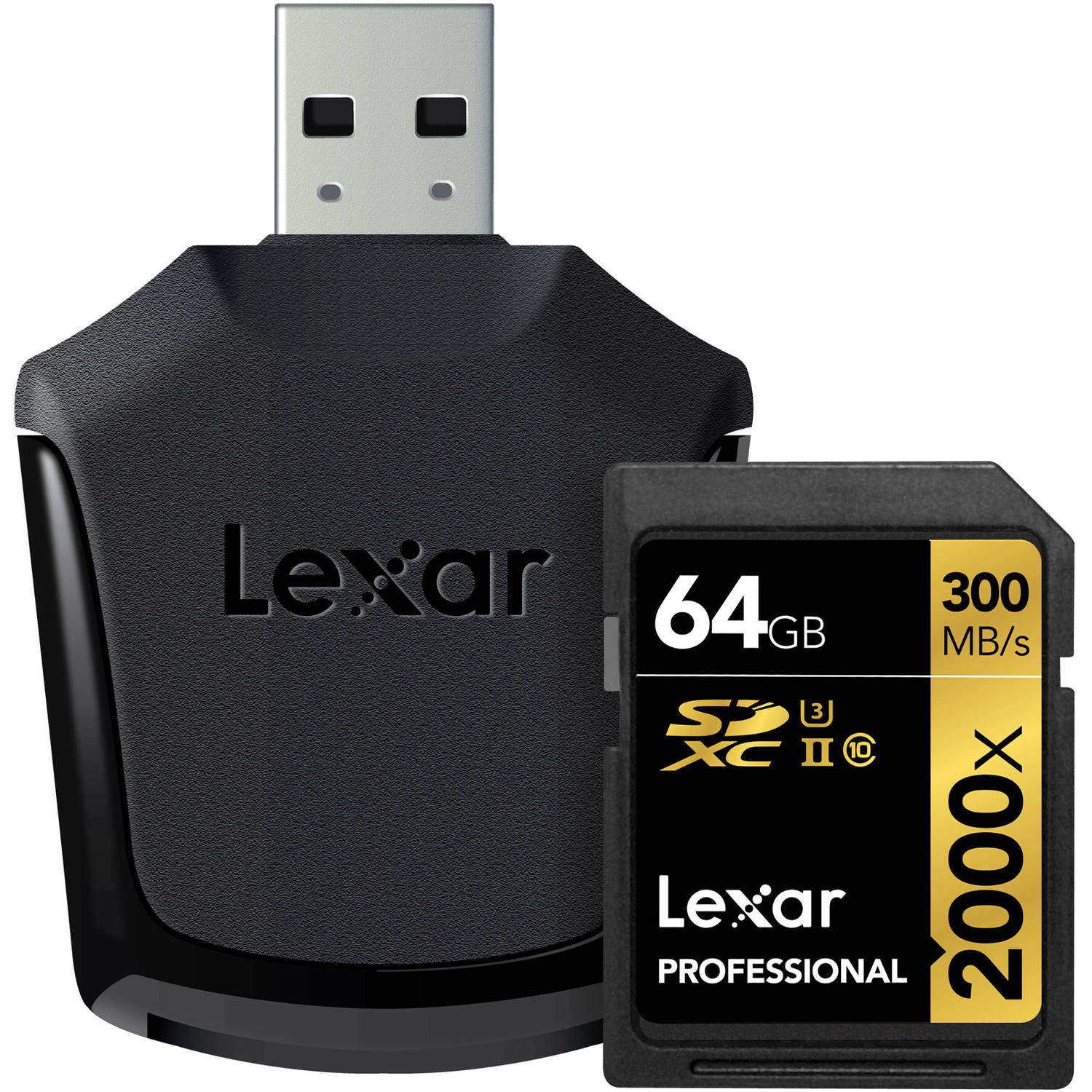 Lexar LEXEP LSD64GCRBEU2000R Progettato per fotografi professionisti e videografi, così come gli appassionati di foto e video, l'alta velocità, ()