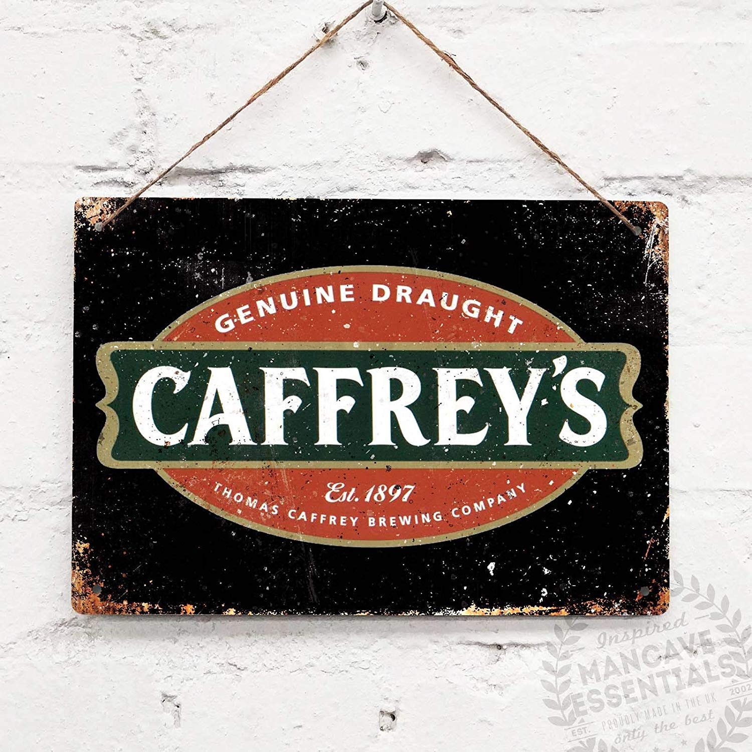 Biopracess Metalpostera27620 Caffrey's Irish Ale Beer Vintage Tin Sign Metal Decor Metal Sign Wall Metal Tin Sign 8X12 Inches
