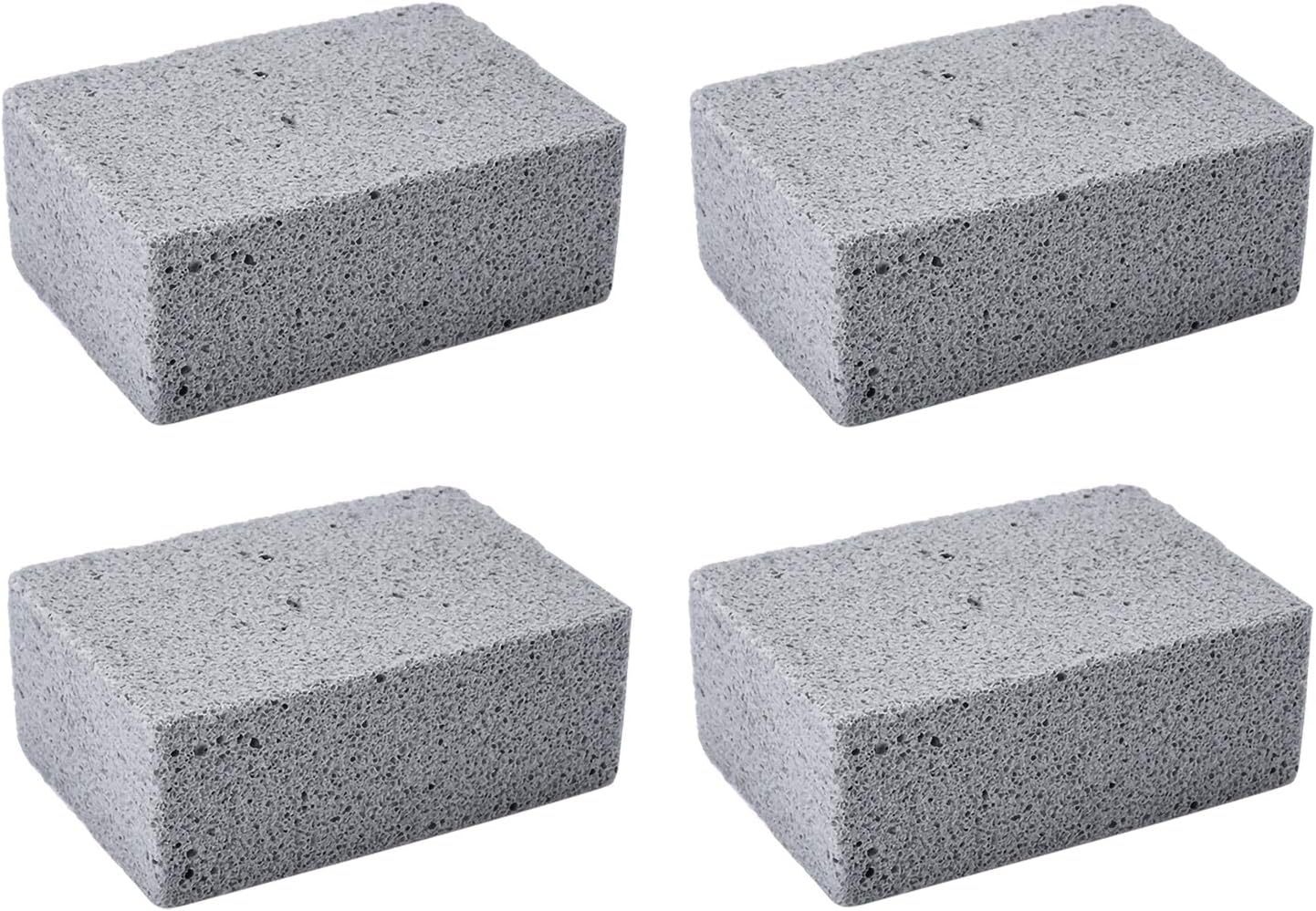 Grill Brick Block Cleaning Pumice Stones Magic Stone Removing Grease and Stains for Barbeque Griddle/Flat Top Grill/Racks (pack of 4)