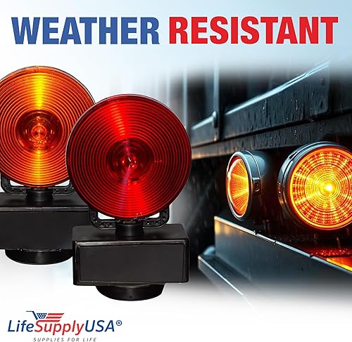 Miniatura 4 de LifeSupplyUSA Kit de luces magnéticas de remolque de 12 V para automóvil, barco, RV, remolque