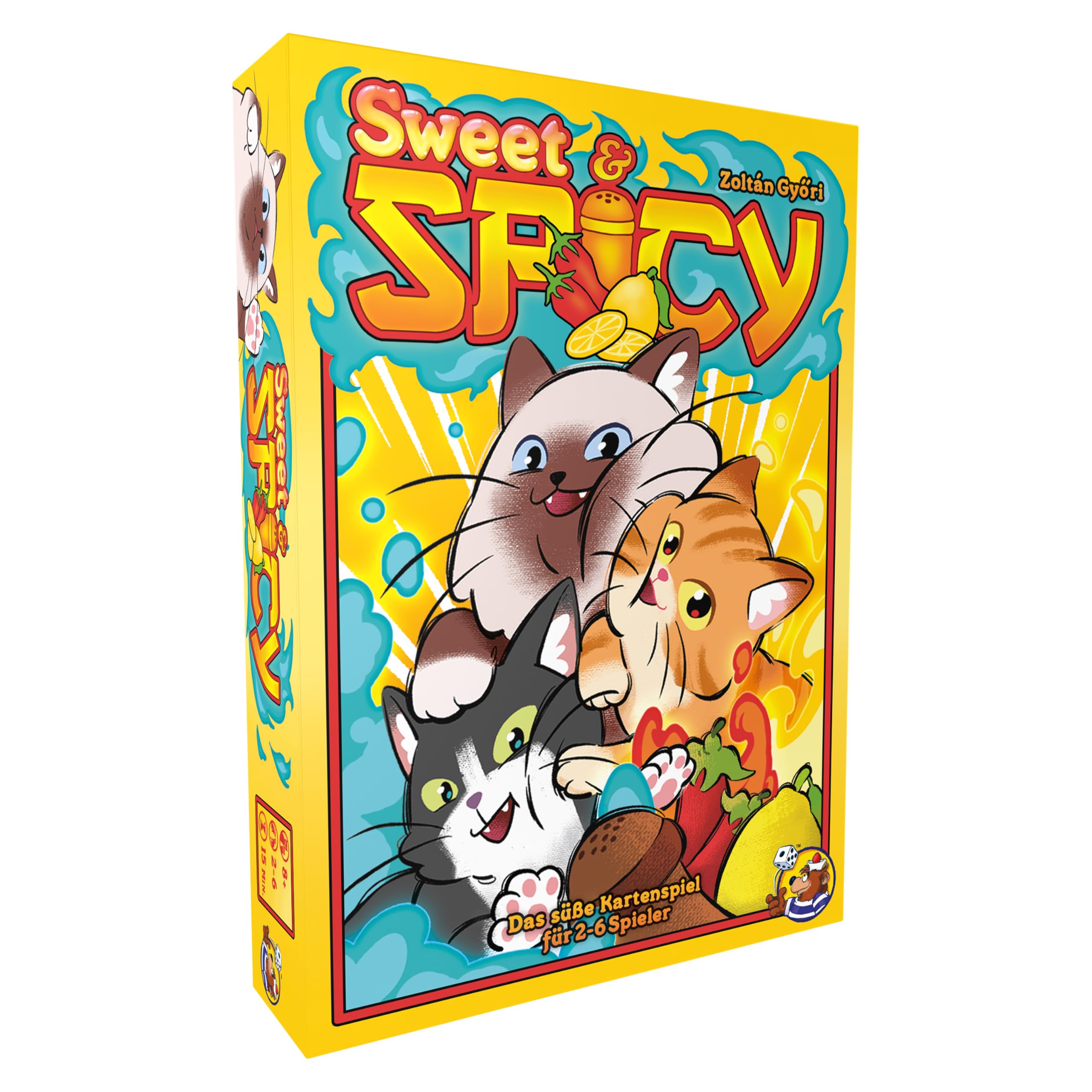 Heidelberger Spieleverlag Sweet & Spicy - HeidelBÄR Games - Kartenspiel - Für 2-6 Personen - ab 8 Jahren - Deutsch