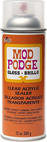 Mod Podge – Sellador de acrílico transparente (12 onzas), 1470 brilloso