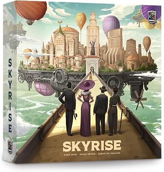 Roxley Games Skyrise Board Game, Strategic City Building, 2-4 Players
