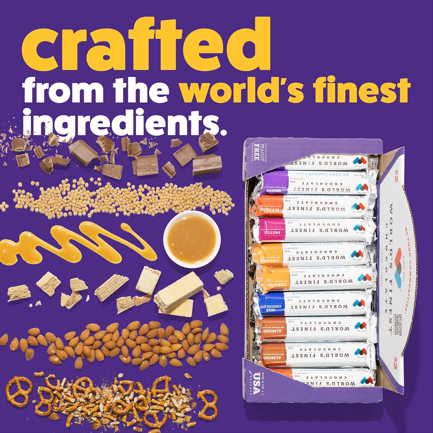 World's Finest® Chocolate - 40 Candy Bar - Fundraising Chocolate Variety Pack