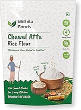 MITHILA FOODS 1 Kg Rice Atta | Gluten-Free Chawal Ka Atta | Stone-Ground for Soft Rotis, Pitha & Idiyappam | High Fibre & Easy to Digest | No Preservatives | Authentic Traditional Flavor from Bihar