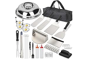 WANBASION Griddle Accessories Set, Your Complete Griddle Tool Kit