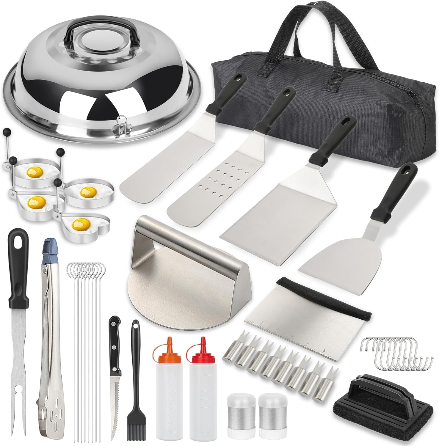 Griddle Accessories Kit, 45 Pcs Flat Top Grill Accessories