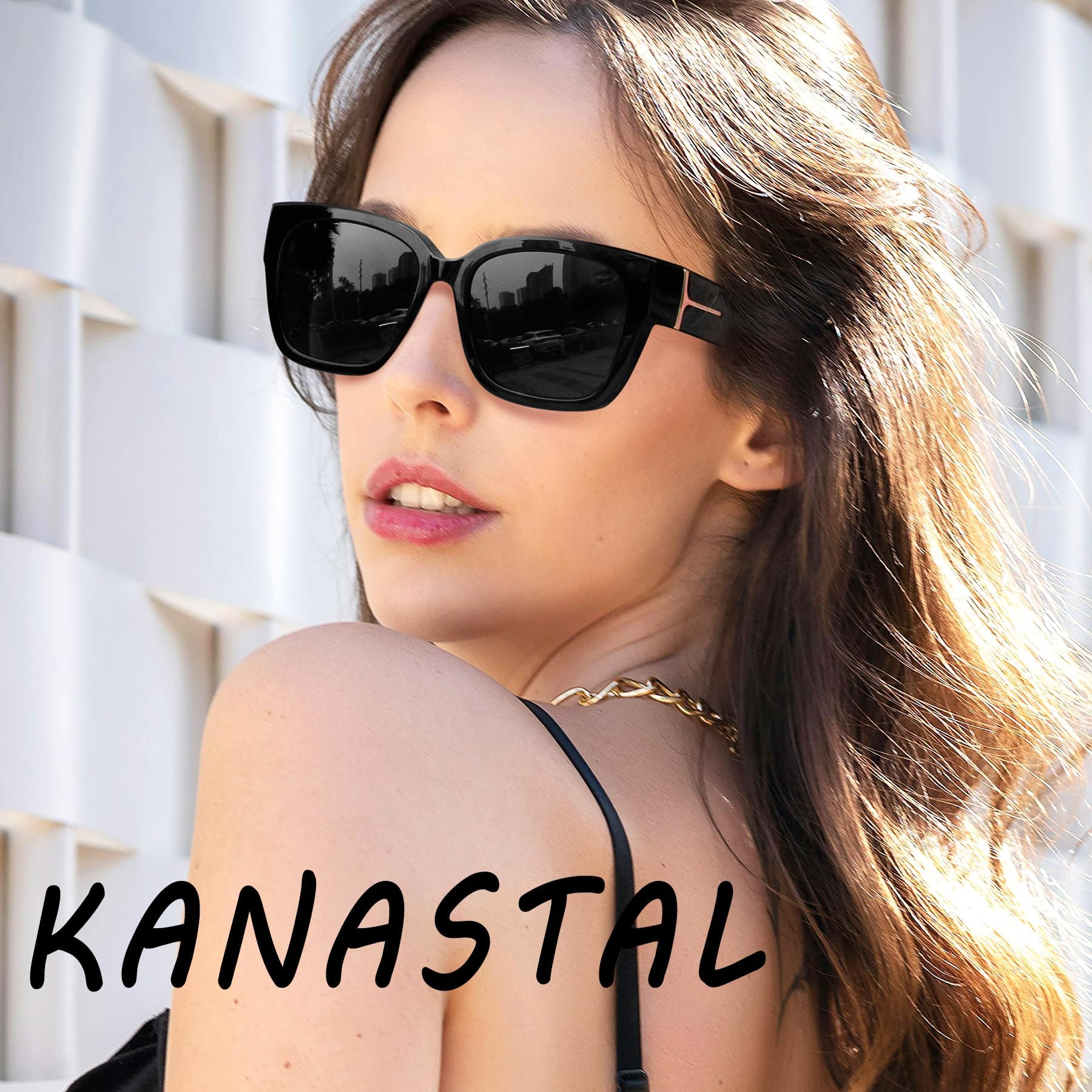 KANASTAL Oversized Gafas de Sol Superpuestas Polarizadas, Marco TR90 Ultraligero, Mujer y Hombre Protección UV400, Conducción, Deportes al Aire Libre y Viajes