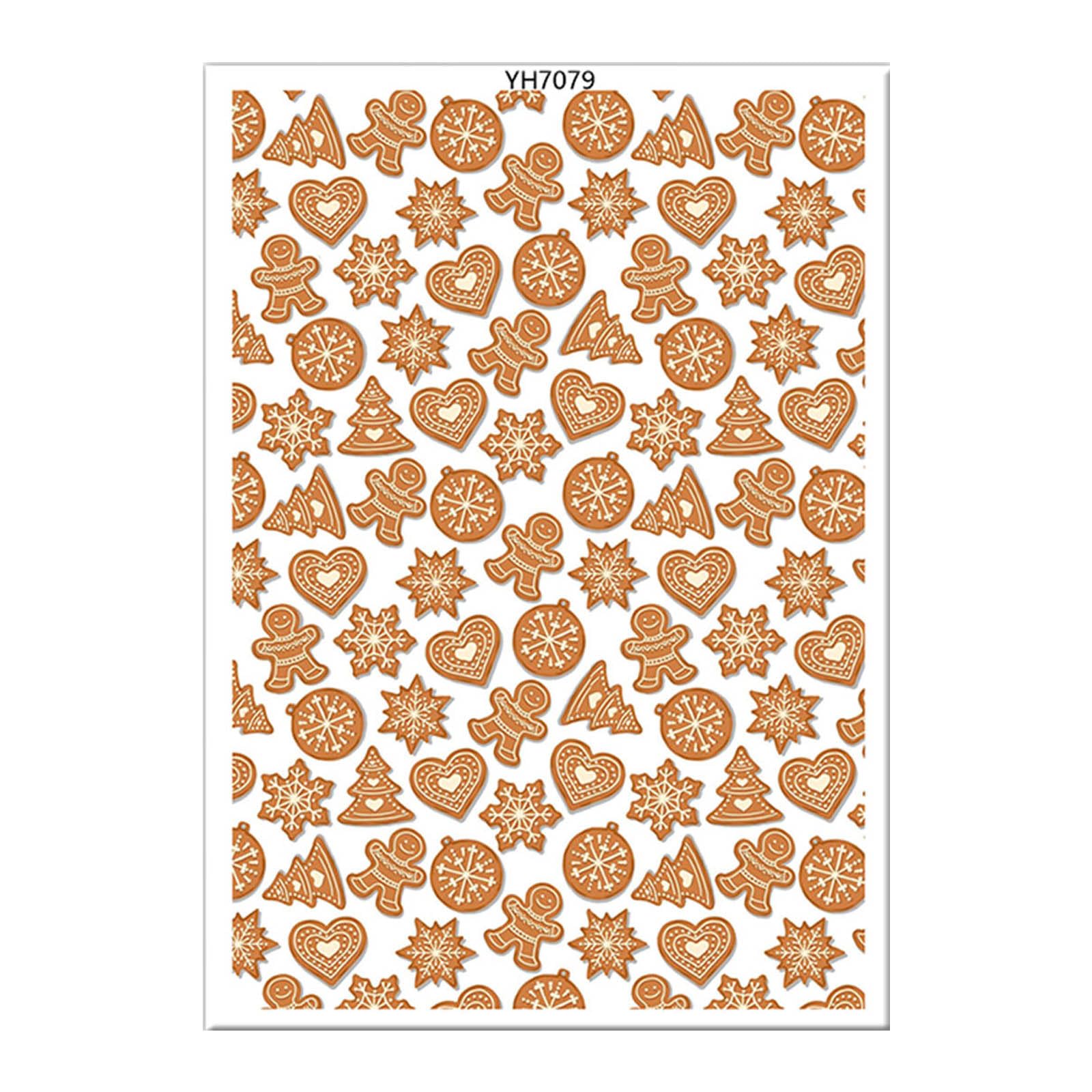 Msioytog Yh7079 Clay Transfer Paper Christmas Transfer Paper Clay Sheets For Earrings Jewelry Making Sheets Christmas For Earrings