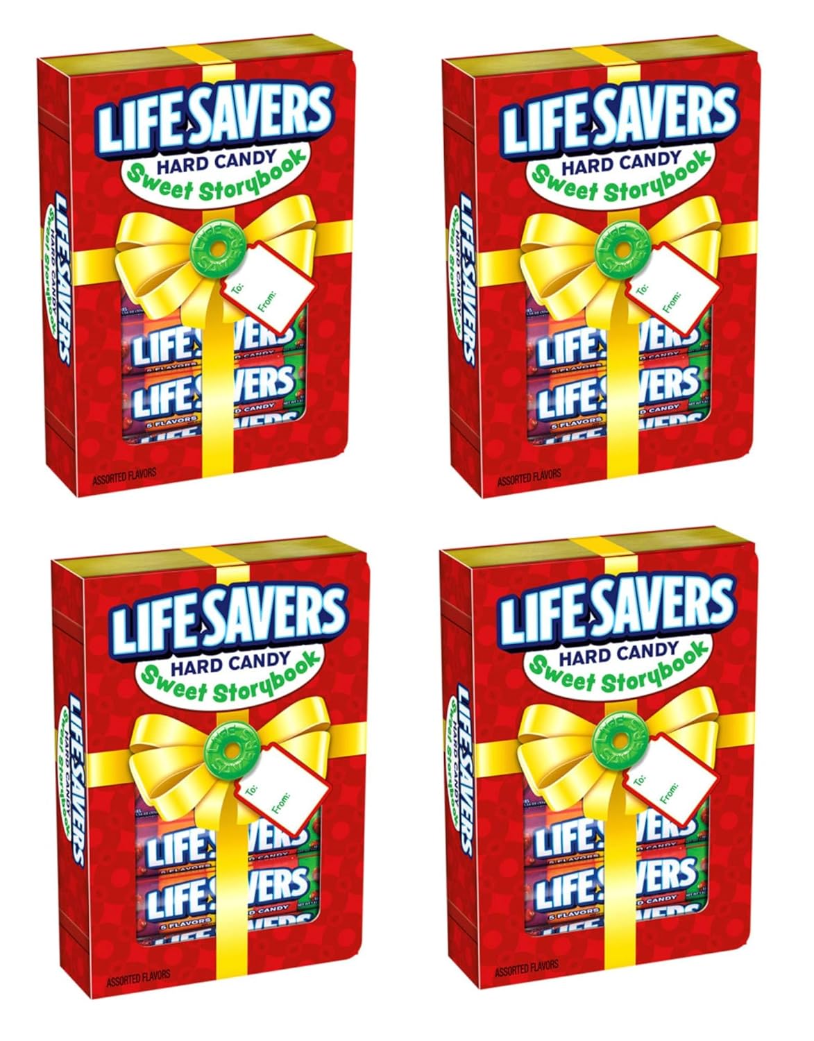 Smiling Sweets Life Savers 5 Flavor Hard Candy Sweet Storybook Box - Pack of 4-6 Rolls Per Book - Perfect for Sharing with Friends and Family - Great Stocking Stuffer - Keep in the Office or Pantry