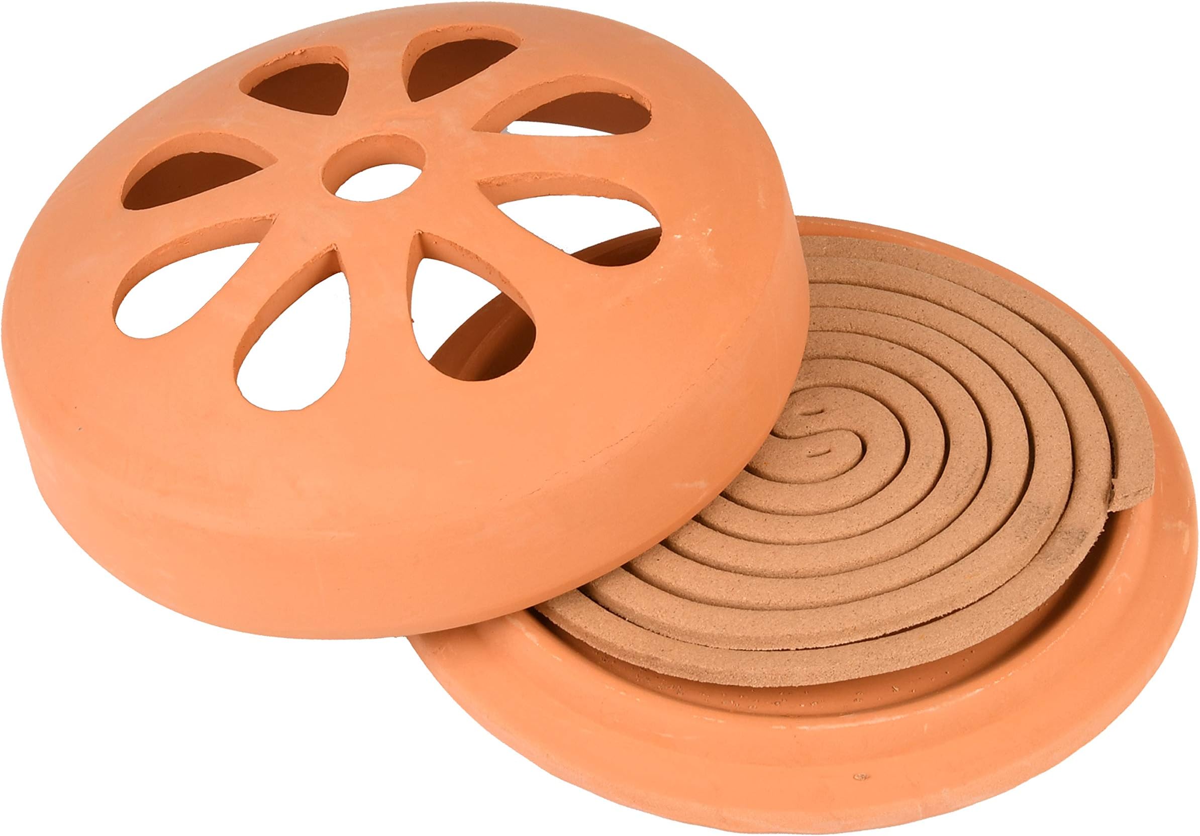 Fallen Fruits FF263 Citronella COILS in Terracotta, Orange