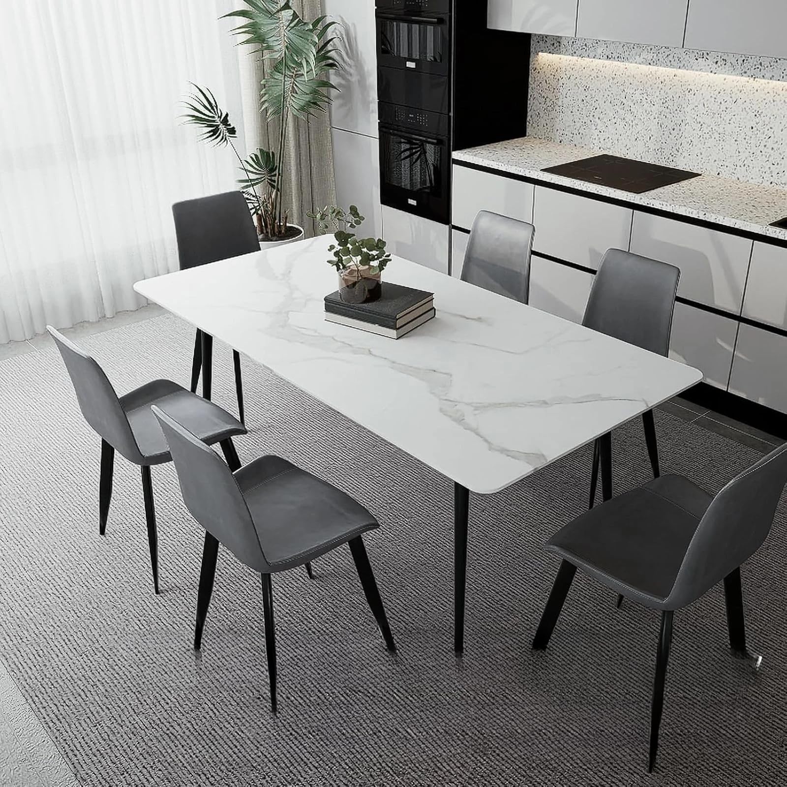 Amazon｜MUTUKI ダイニングテーブル セラミック天板 dining table 食卓