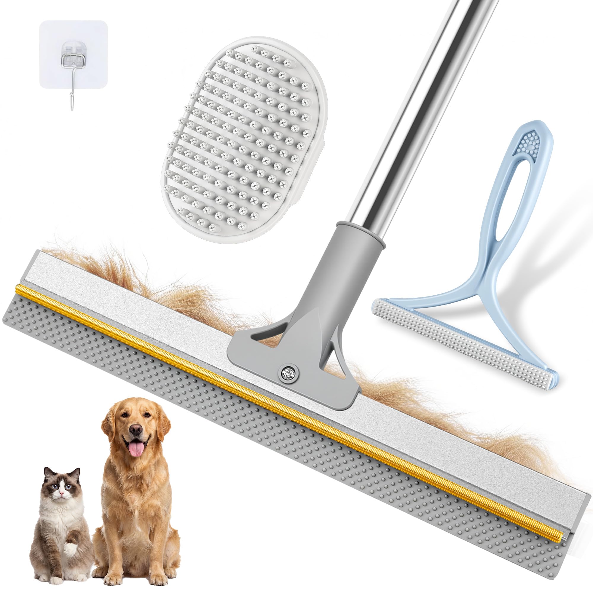 3-Piece Carpet Rake Set