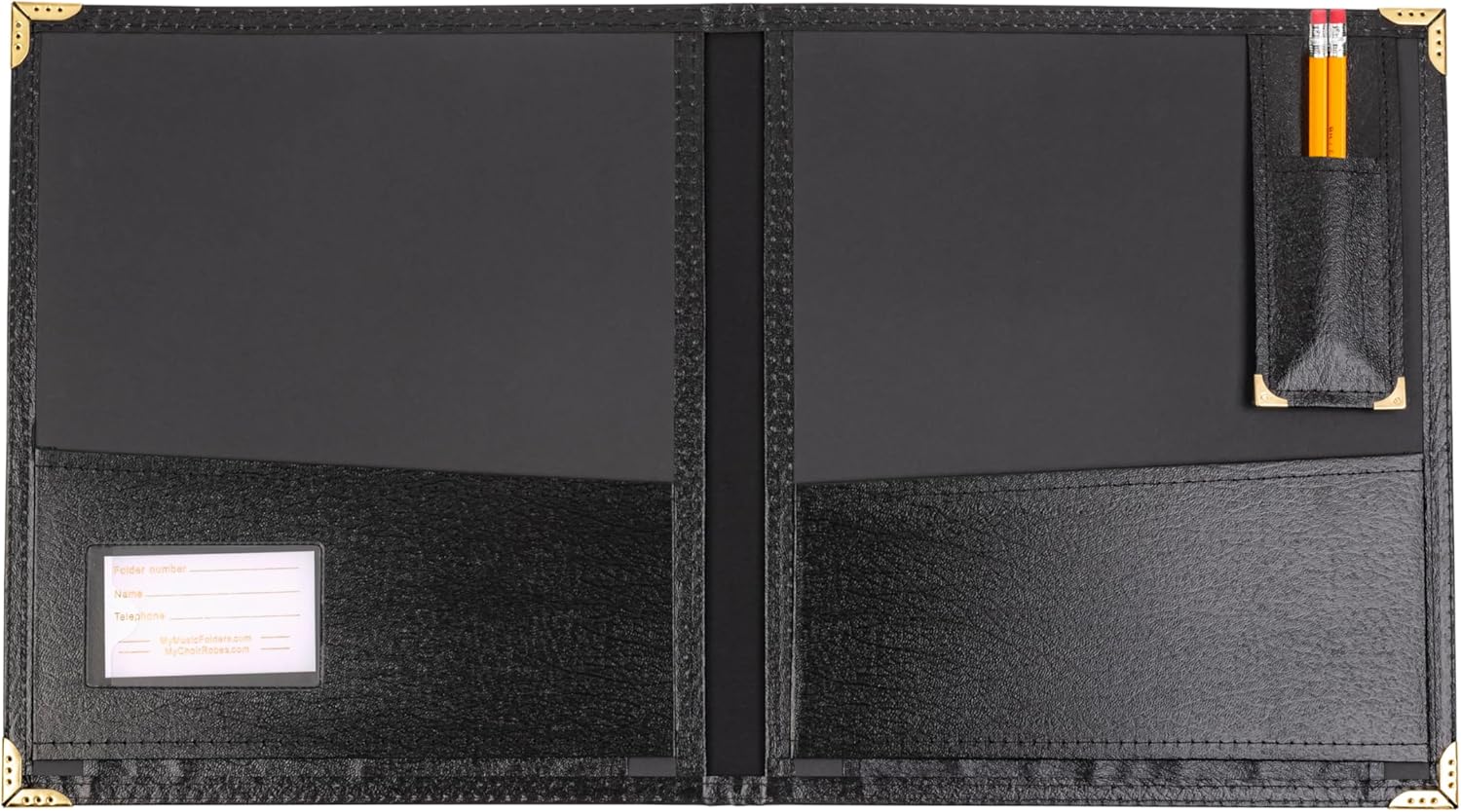 Premium Classroom Band/Orchestra Folder | Durable Sheet Music Protection | Ideal for Concert Bands and Orchestras | 13" x 14", Expandable Pockets, Hanging Pencil Holder, Hanging Front Pocket