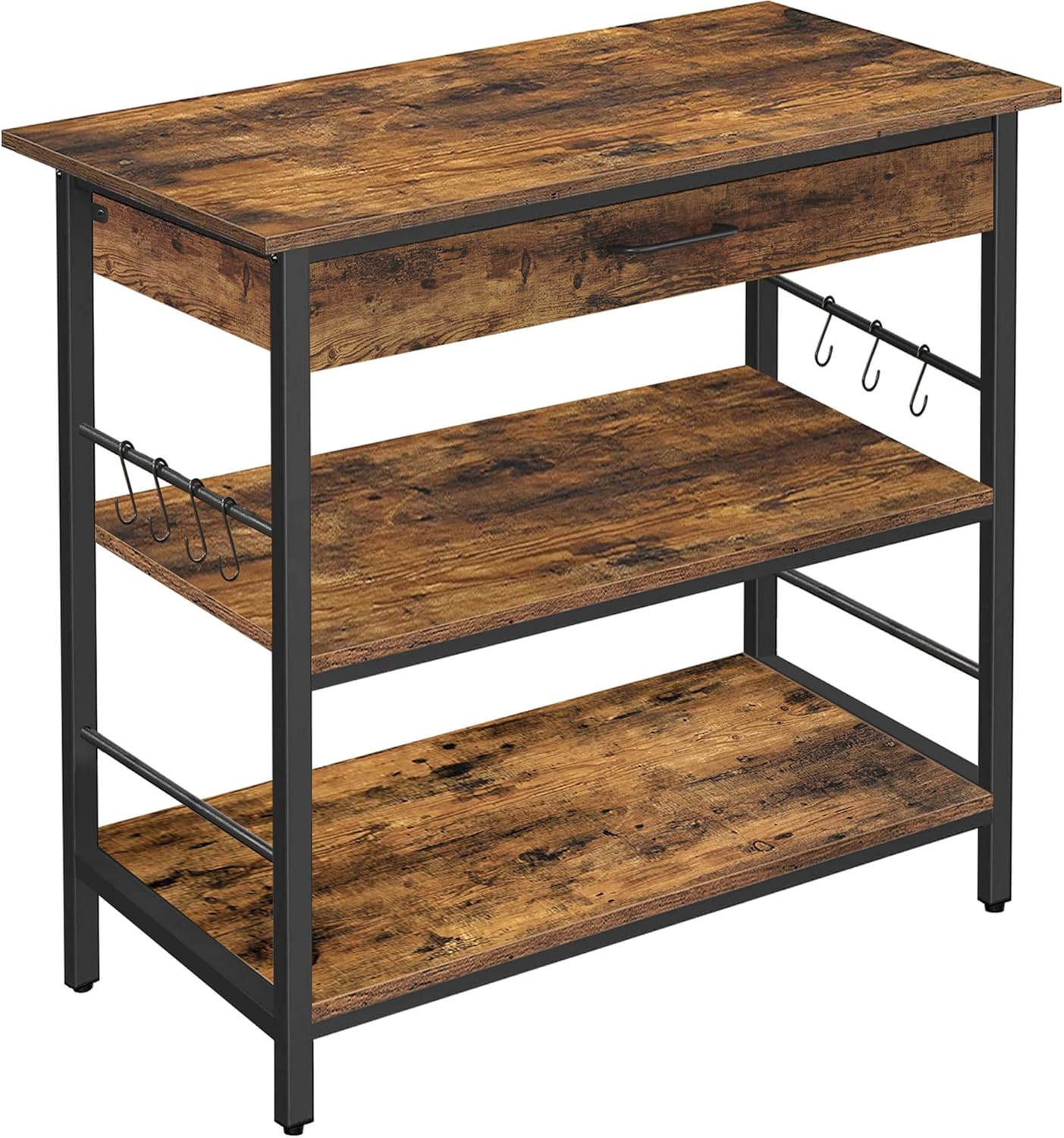 BEEWOOT Coffee Bar, Kitchen Storage Island, Kitchen Shelf
