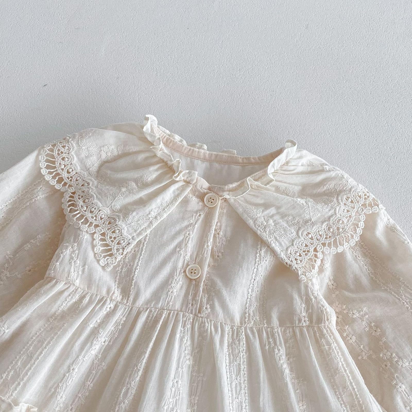 Vestido de princesa de manga corta para niña, bonito y elegante para el verano