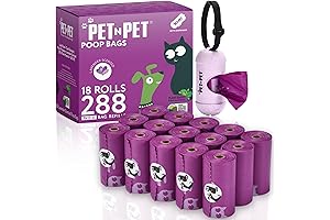 Pet N Pet Lavender Scented Dog Poop Bags with Dispenser
