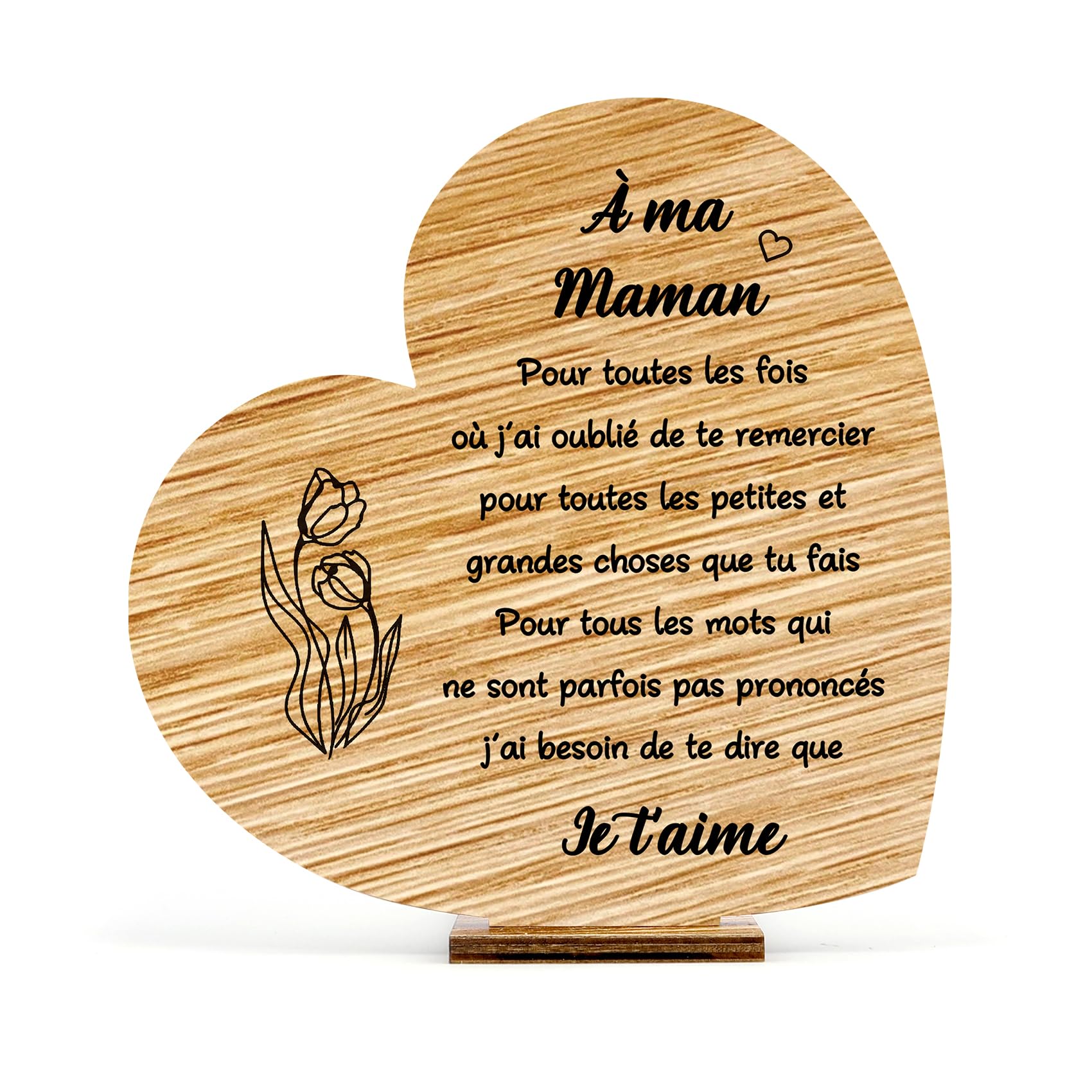 Porte-Clés Maman En Acier Inoxydable – Cadeau Idéal Fête Des Mères, Anniversaire, Noël – Message Amour & Élégance (Argent)