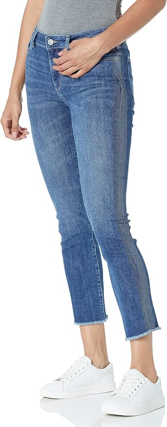 Mara High Rise Straight Fit Ankle Jeans 