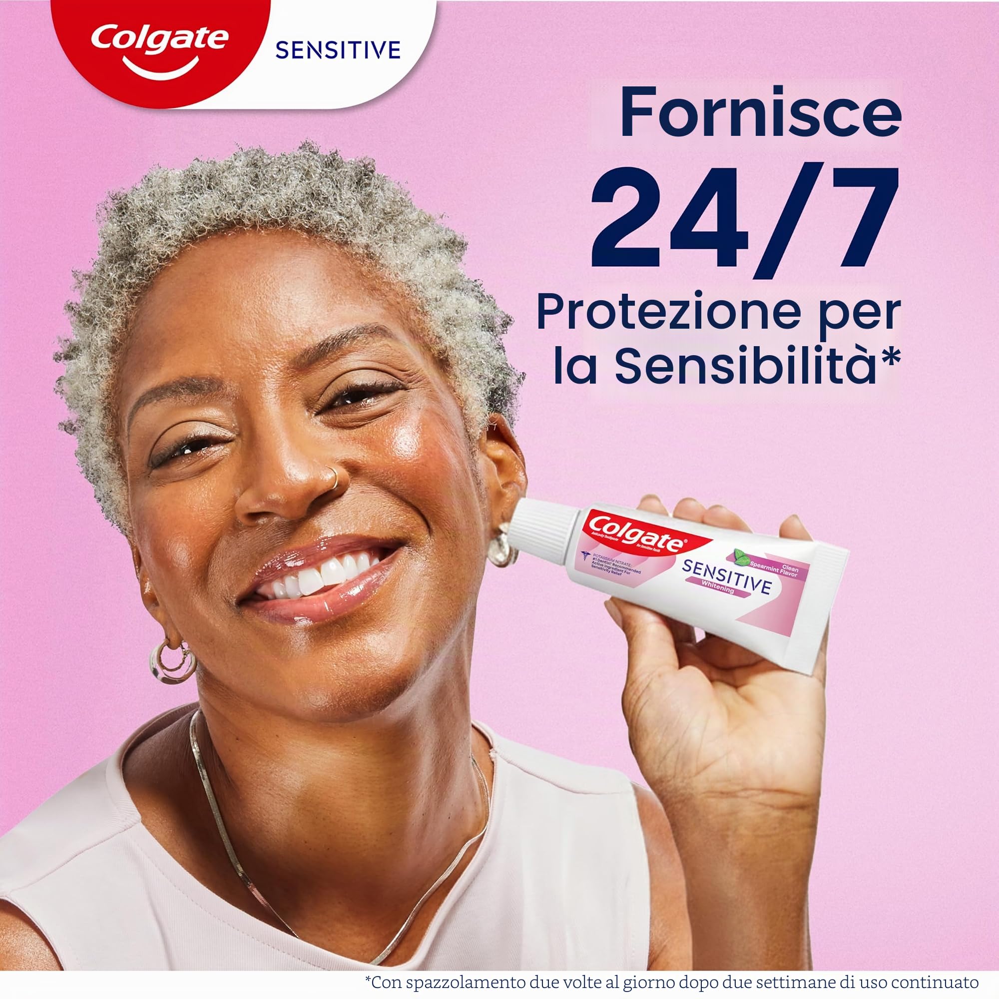 Colgate Colgate Sensitive Whitening Maximum Strength Dentifricio menta fresca, menta fresca, 170 g (confezione da 3)