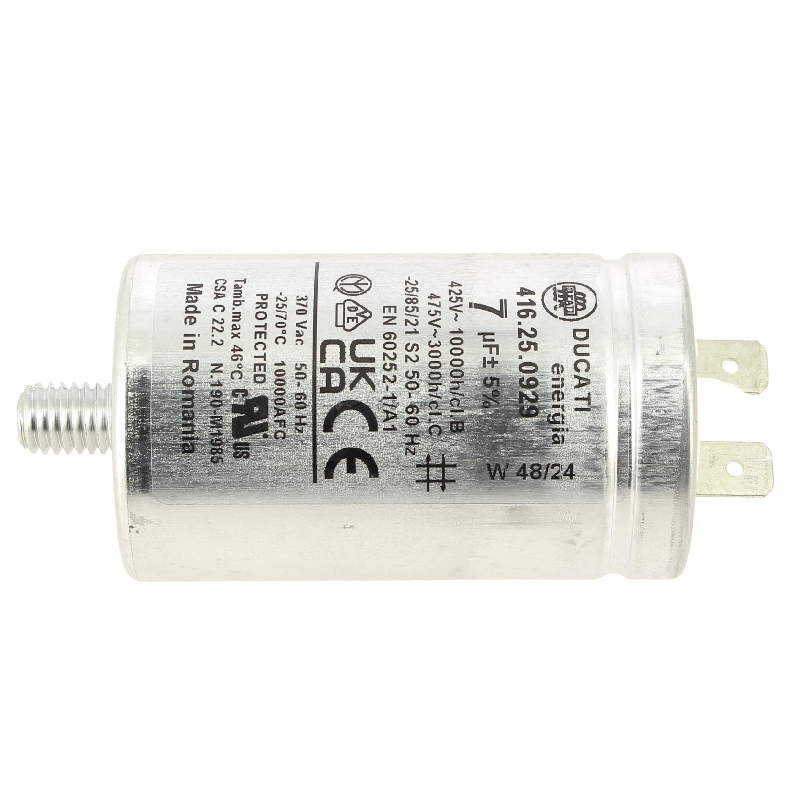 Paxanpax Condensatore universale PLD072 (70uF/70MFD, 450VAC