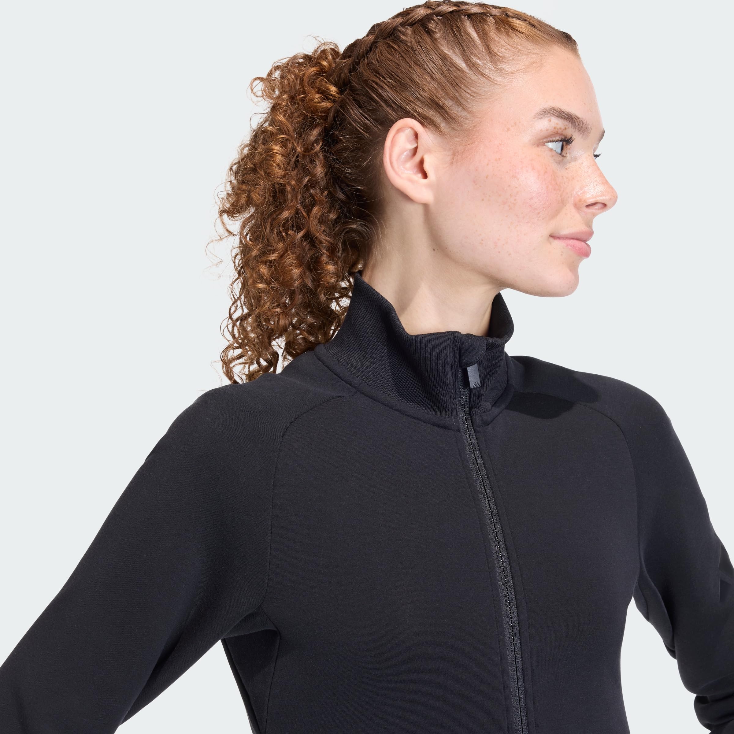 adidas Kobiety Soft Lux Slim Track Top Sweatshirt, black, XXL