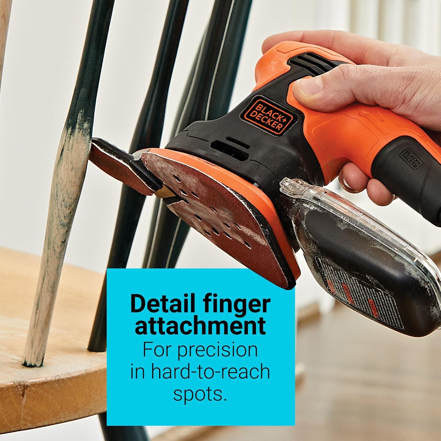 BLACK+DECKER MOUSE 1.2 Amp Electric Detail Sander (BDEMS200C)