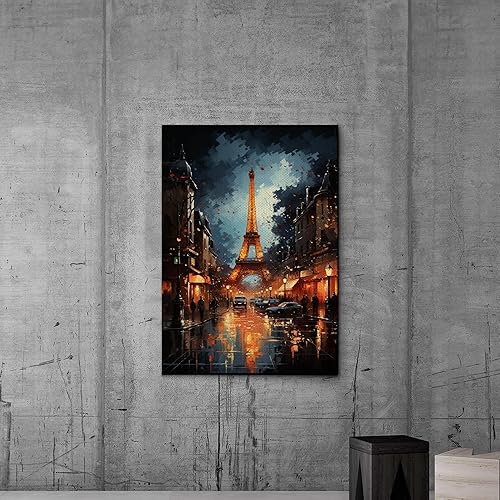 Miniatura 6 de Framed Eiffel Tower Canvas Print, Eiffel Tower Wall Art, Art Minimalist Nature Decor, New Apartment Gift, Apartment Decor, Eiffel Tower Wall Art,