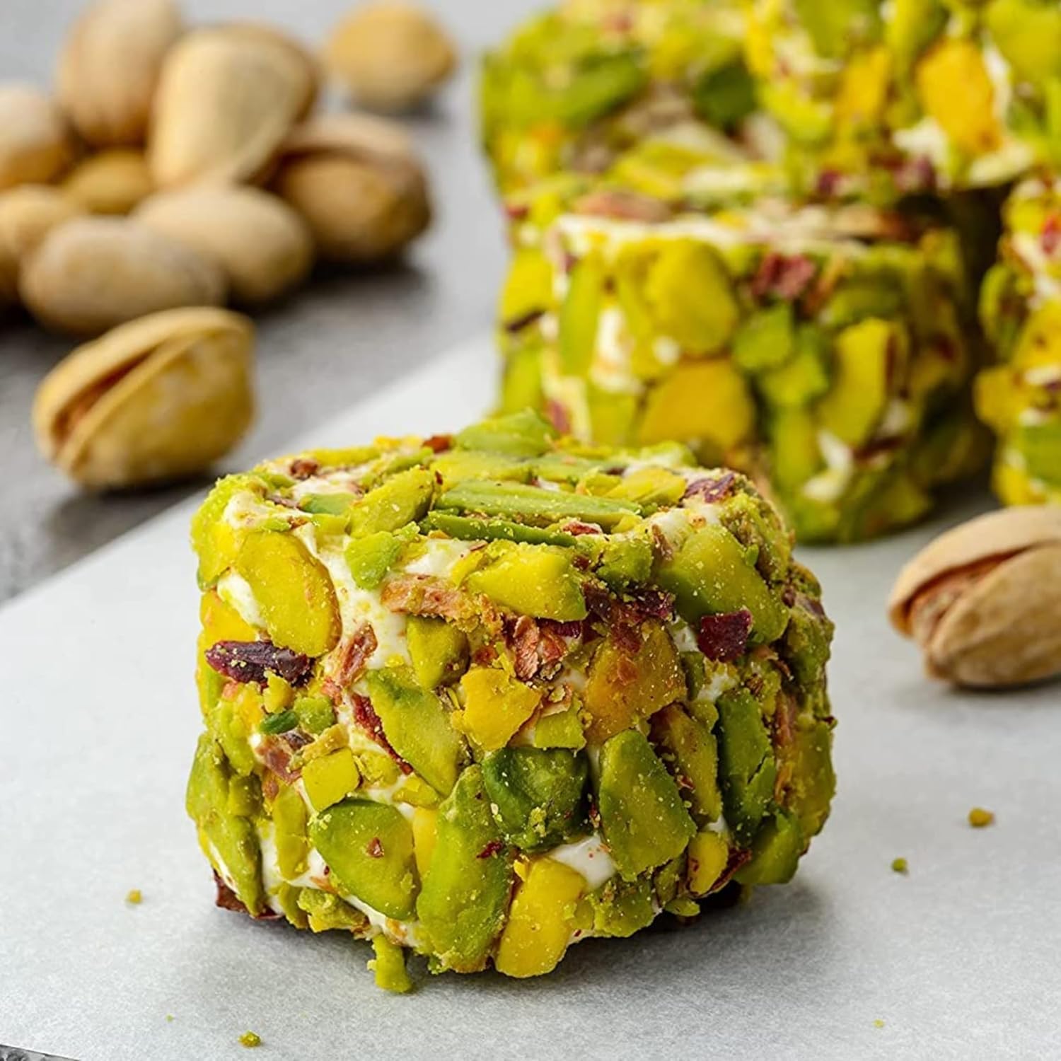 Turkish Pistachios Kernel (Mavardi) 16 Oz, Shelled, Raw, Unsalted, Premium Quality, All-Natural, Kosher, Keto & Vegan Friendly | 1 Pound Resealable Bag