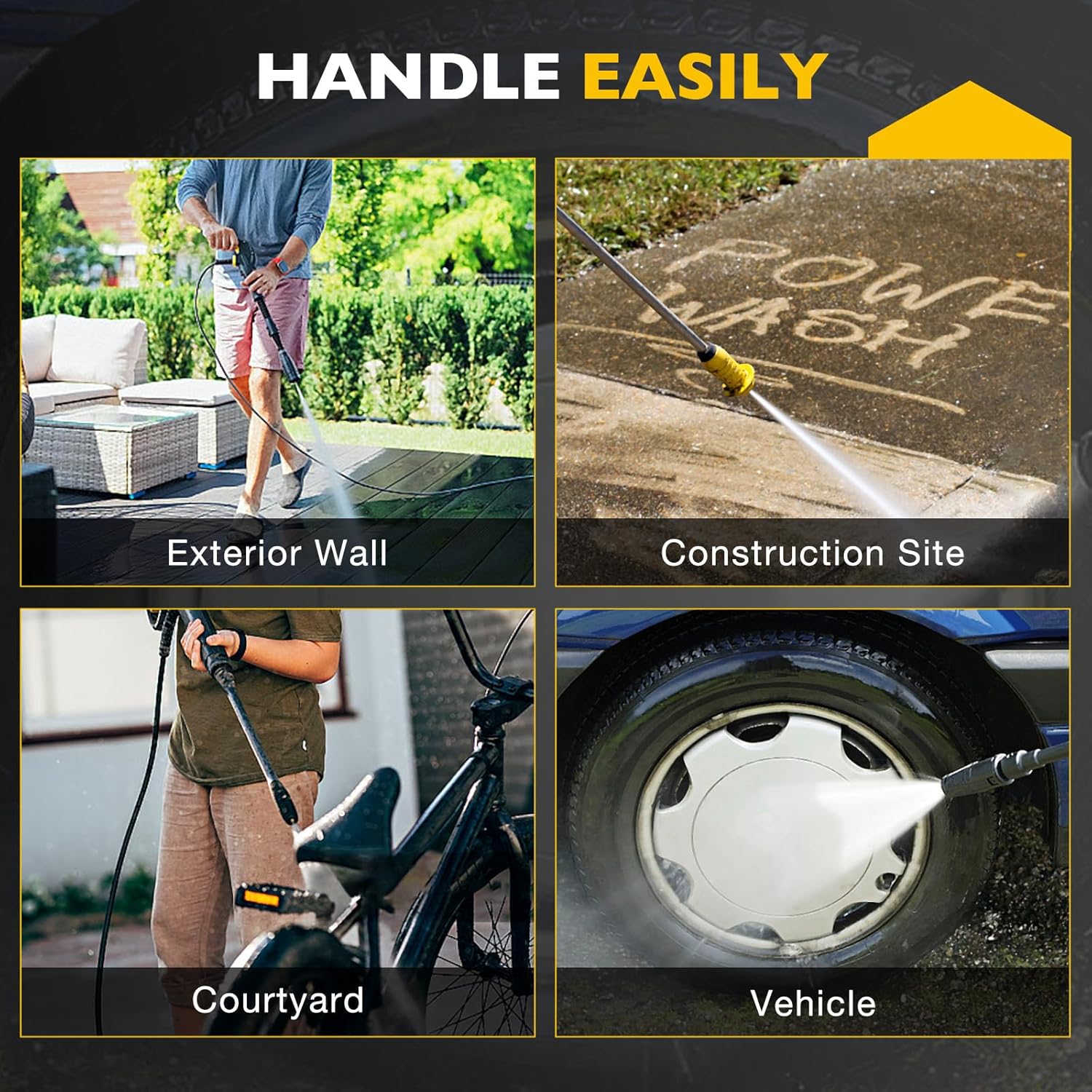 RMW25G28-EZ Pressure Washer Pumps Replacement Right-Handed Pump, 2800 PSI, 2.5 GPM, 193 Max Bar, EZ-Start Valve, Thermal Relief Valve Aluminum