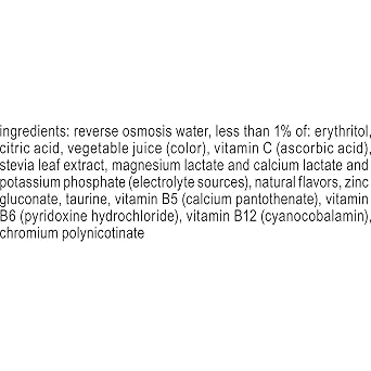 vitaminwater zero Power-C, 20 fl oz, 24 Pack