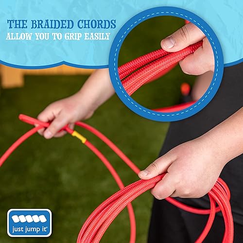 Miniatura 3 de Just Jump It Lil Lariat - Cuerda de lazo para niños, preatada de 20 pies