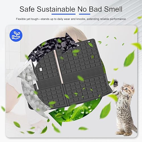 Miniatura 6 de Xipoo Alfombrilla de carga compatible con Toyota Highlander 2014-2019, alfombrilla de maletero para respaldo, forro de carga de repuesto para