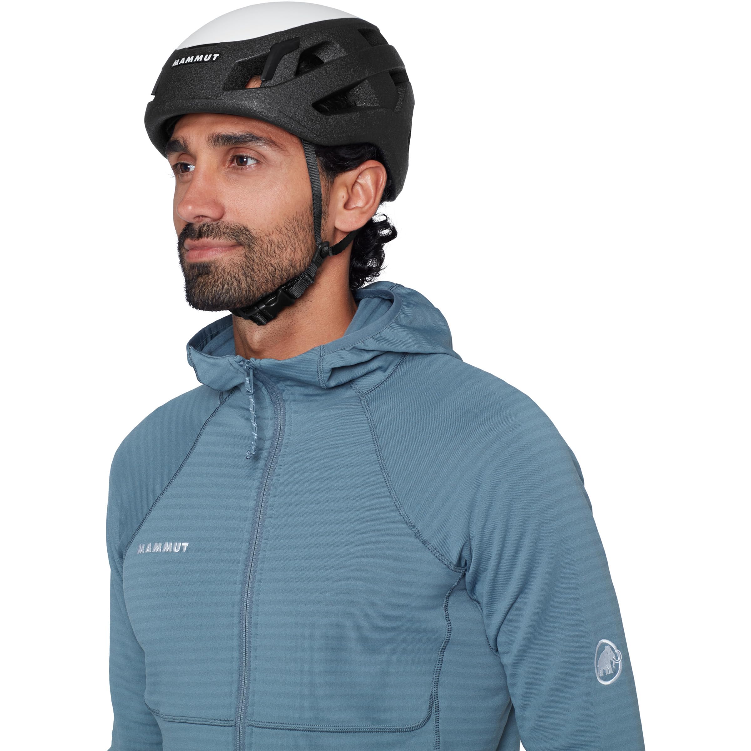 Mammut Unisex Wall Rider 2.0 kask wspinaczkowy, biało-czarny, 52-57 cm