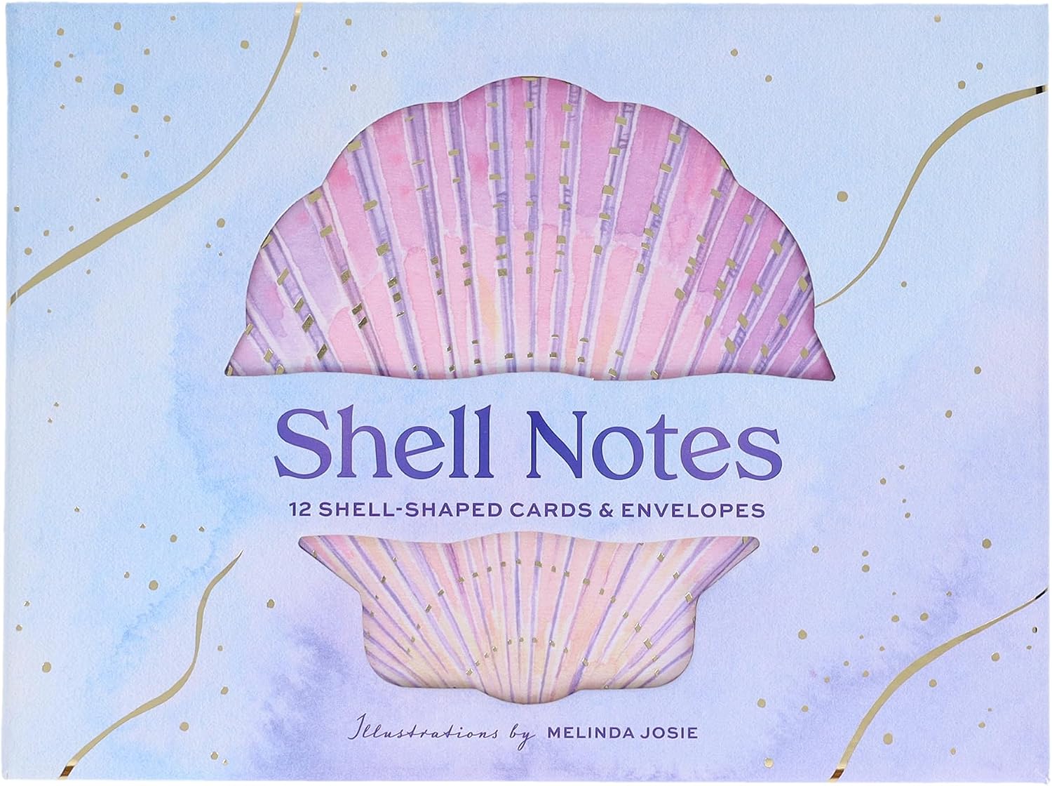 Chronicle Books Shell Notes: 12 Shell-Shaped Cards & Envelopes