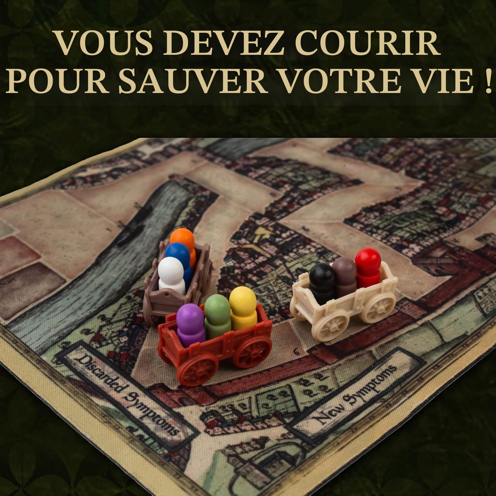Facade Dark Cites Series Jeu de société de stratégie, tromperie et chance – Jeu de cartes pour adolescents adultes et famille – Bristol 1350