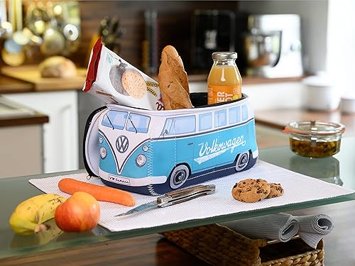 Miniatura 10 de BRISA VW Collection Volkswagen - Bolsa universal de neopreno para maquillaje, cosméticos, artículos de tocador para farmacia de viaje, en diseño de