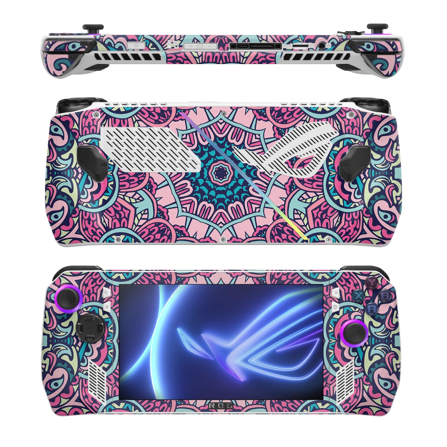 MightySkins Skin Compatible with Asus ROG Ally - Tribal Mandala | Protective, Durable, and Unique Vinyl Decal wrap Cover | Easy to Apply, Remove, and Change Styles