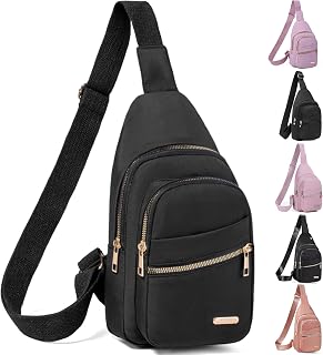 Small Crossbody Sling Backpack Sling Bag for Women, Chest Bag Daypack Fanny Pack Cross Body Bag for Hiking Traveling Outdoors