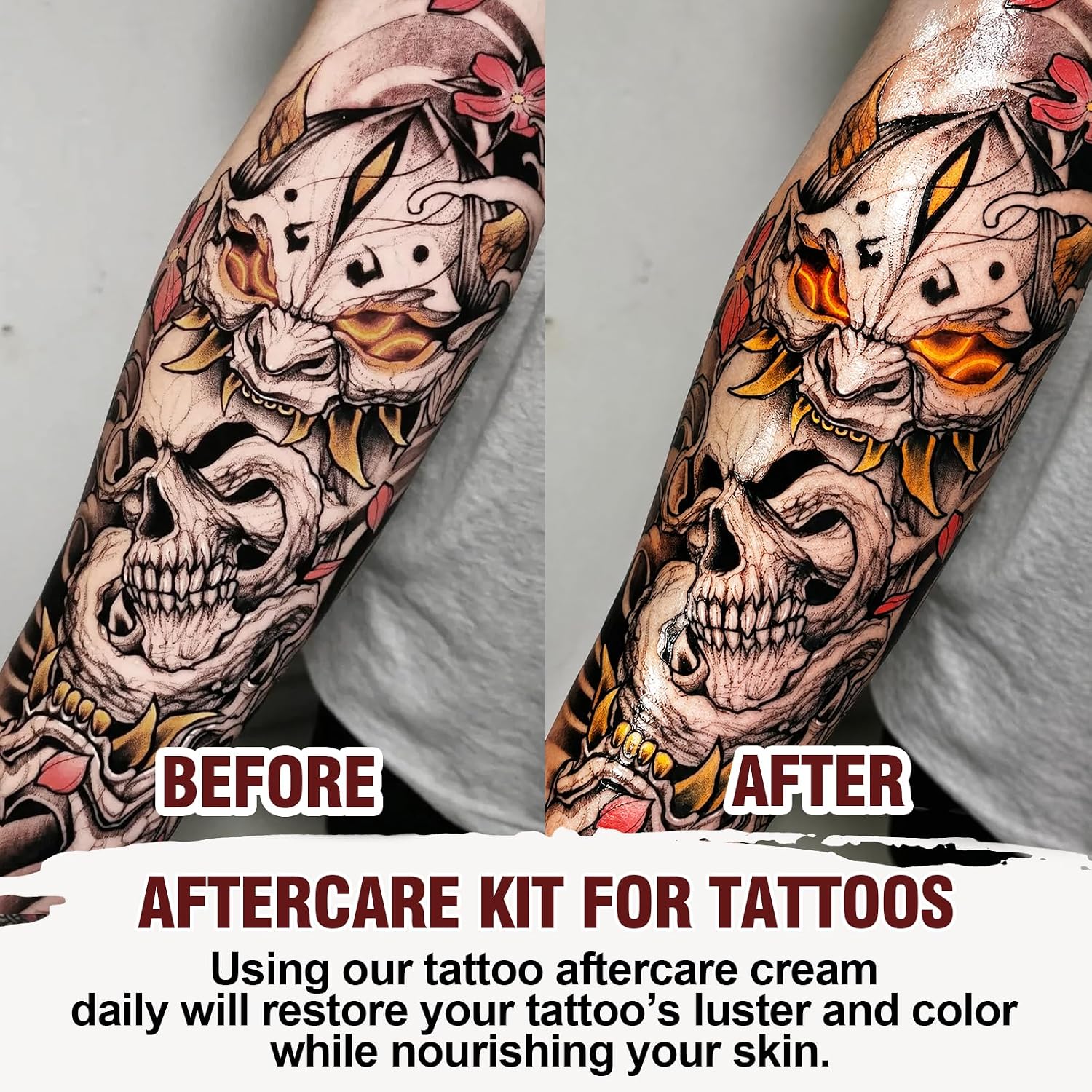 Tattoo Aftercare Balm 2.6oz - Essential Tattoo Cream Supplies with Tattoo Butter Formula for Before During and After Tattoo Process, Healing Cream and Scar Repair Gel for New and Old Tattoos (8PCS)