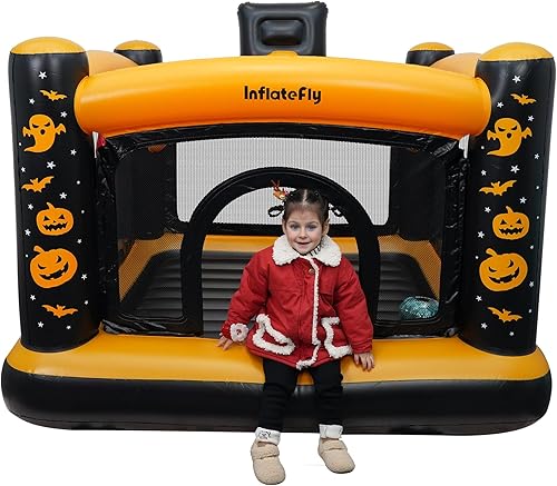 Castillo inflable para niños pequeños con piscina de bolas, tira los aros, dispara baloncesto para interiores o exteriores