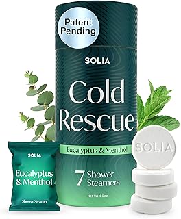 Solia Shower Steamers Eucalyptus and Menthol 7-Pack