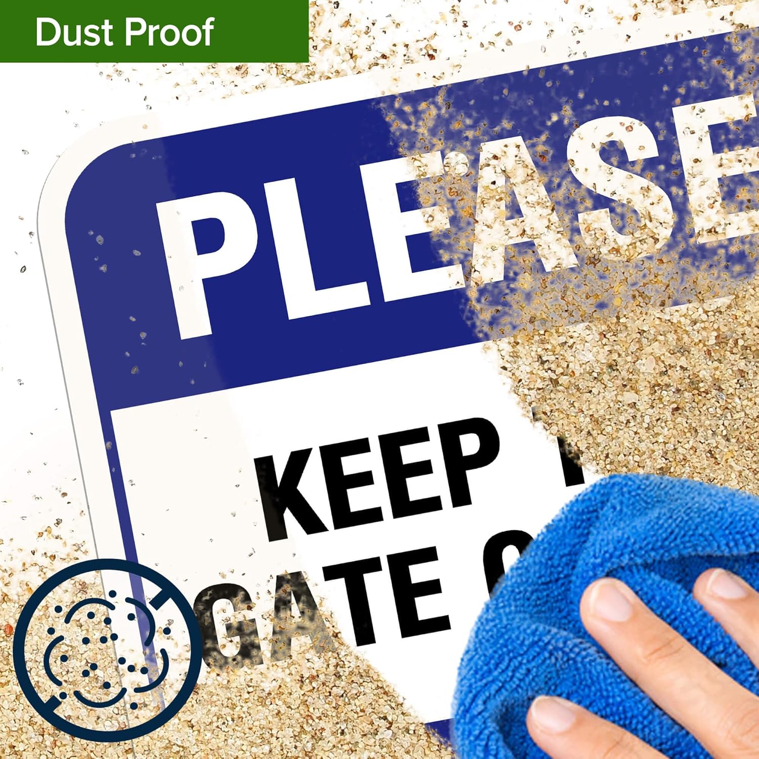 Please Keep This Gate Closed Sign, 12"x18" Aluminum, Fade Resistance, Indoor/Outdoor Use, USA MADE By My Sign Center