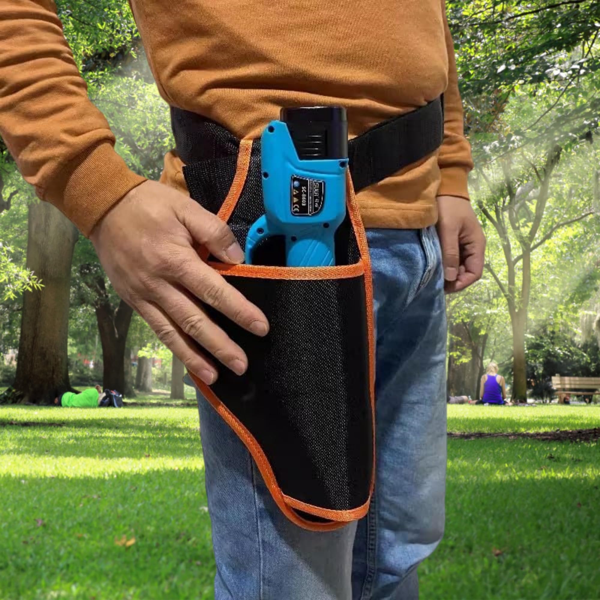Borsa per forbici elettriche, portautensili portatili, borse senza fili, marsupio da giardino con porta attrezzi per cintura, organizer