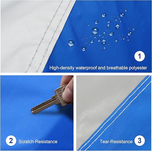 Miniatura 9 de Funda de automóvil para todo tipo de clima, impermeable, ajuste universal, sedán, Kia Forte, Nissan Sentra, Porsche 911, Chevy Volt, Honda Insight,