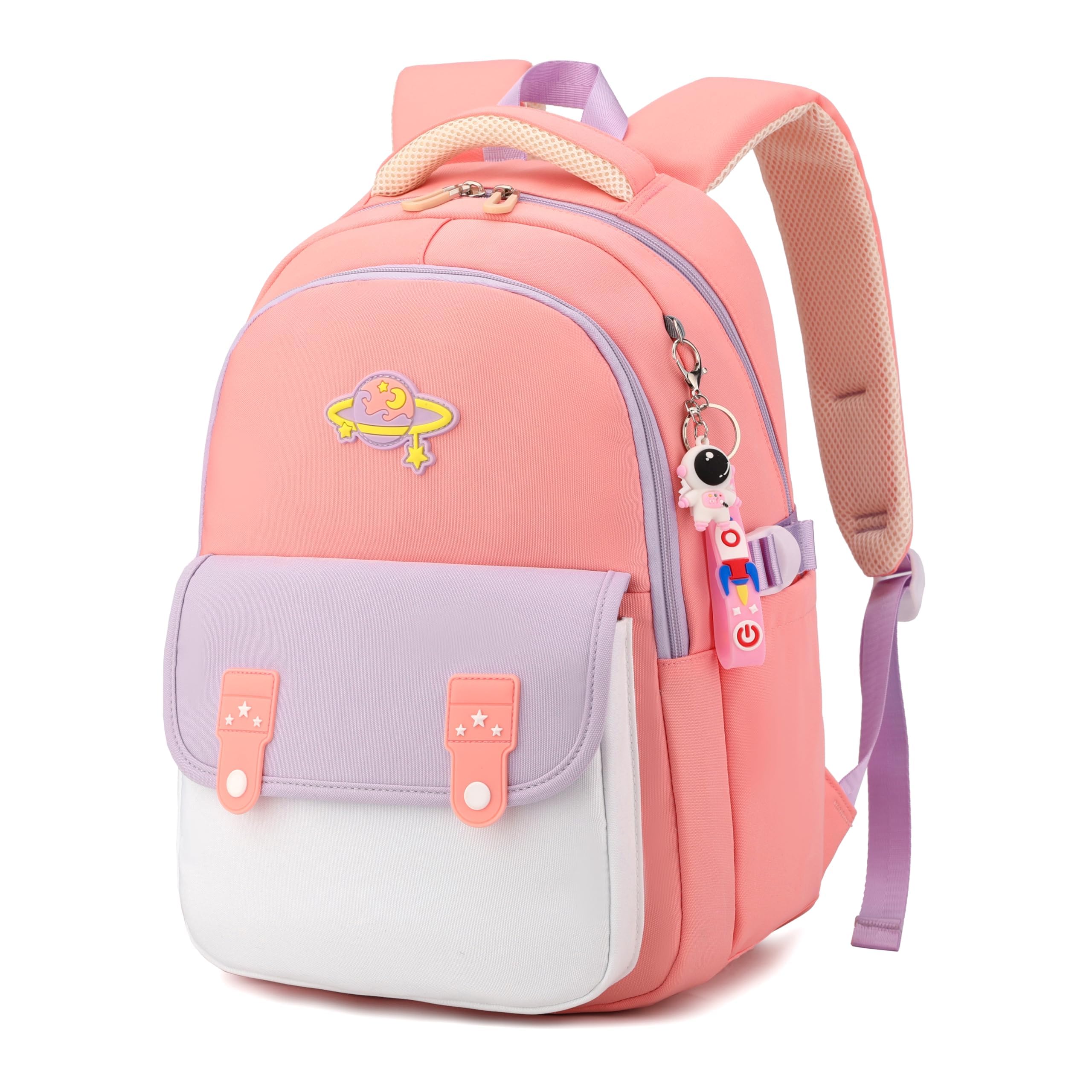 Armbq Kids Backpack,Preschool Backpack for Boys Girls,Cute School Backpack for Elementary Simple Child Kindergarten Backpack, Pink