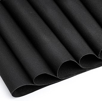 6 Pcs Cross Stitch Fabric 14 Count Black Embroidery Fabric for Needlework | 1218in Aida Cloth Cross Stitch Supplies for Needlework, Home Decoration Craft Embroidery Crafts