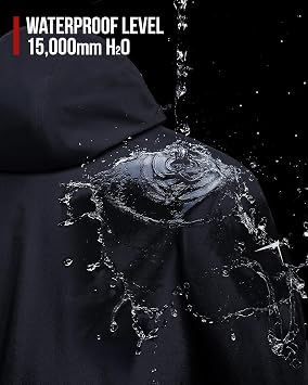RIDEIRON Motorcycle Rain Gear for Men & Women, Waterproof Rain Suit