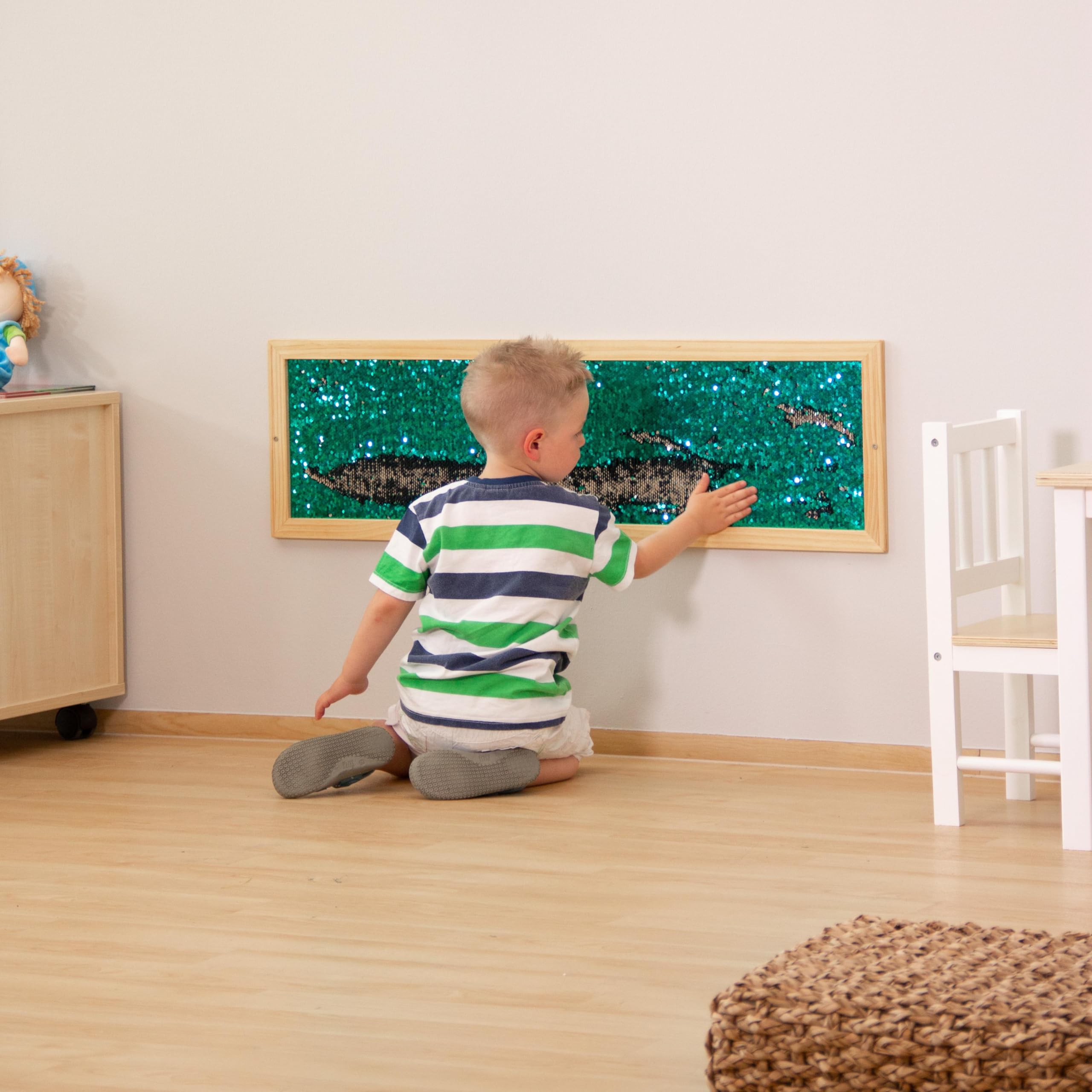 TTS - Pailletten-Wandboard, rechteckig - Kindergarten-Ausstattung